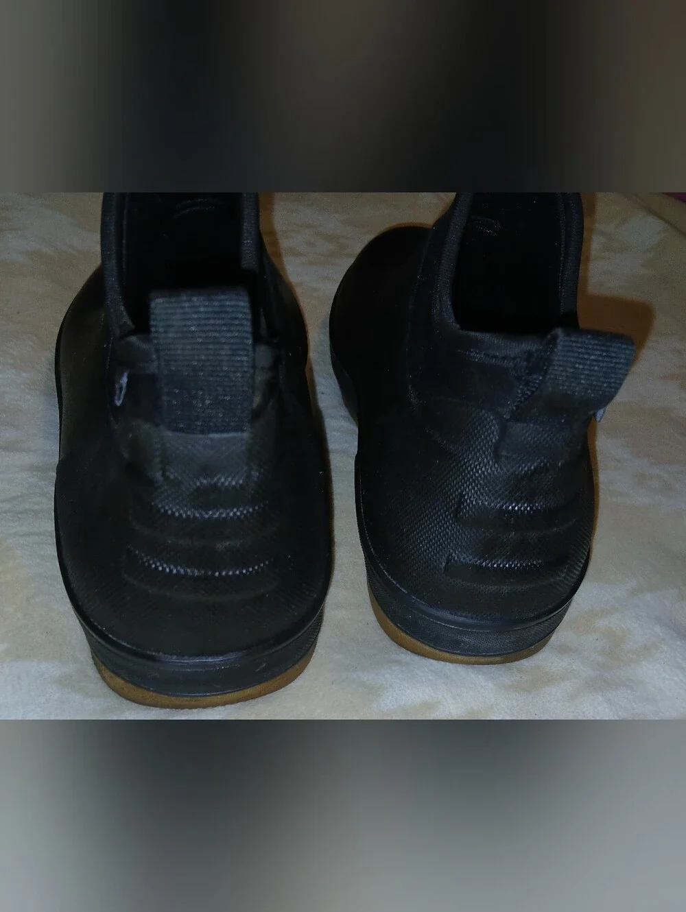 Men's Black Staheekum Size 9 Slip On Rain Ankle Boot